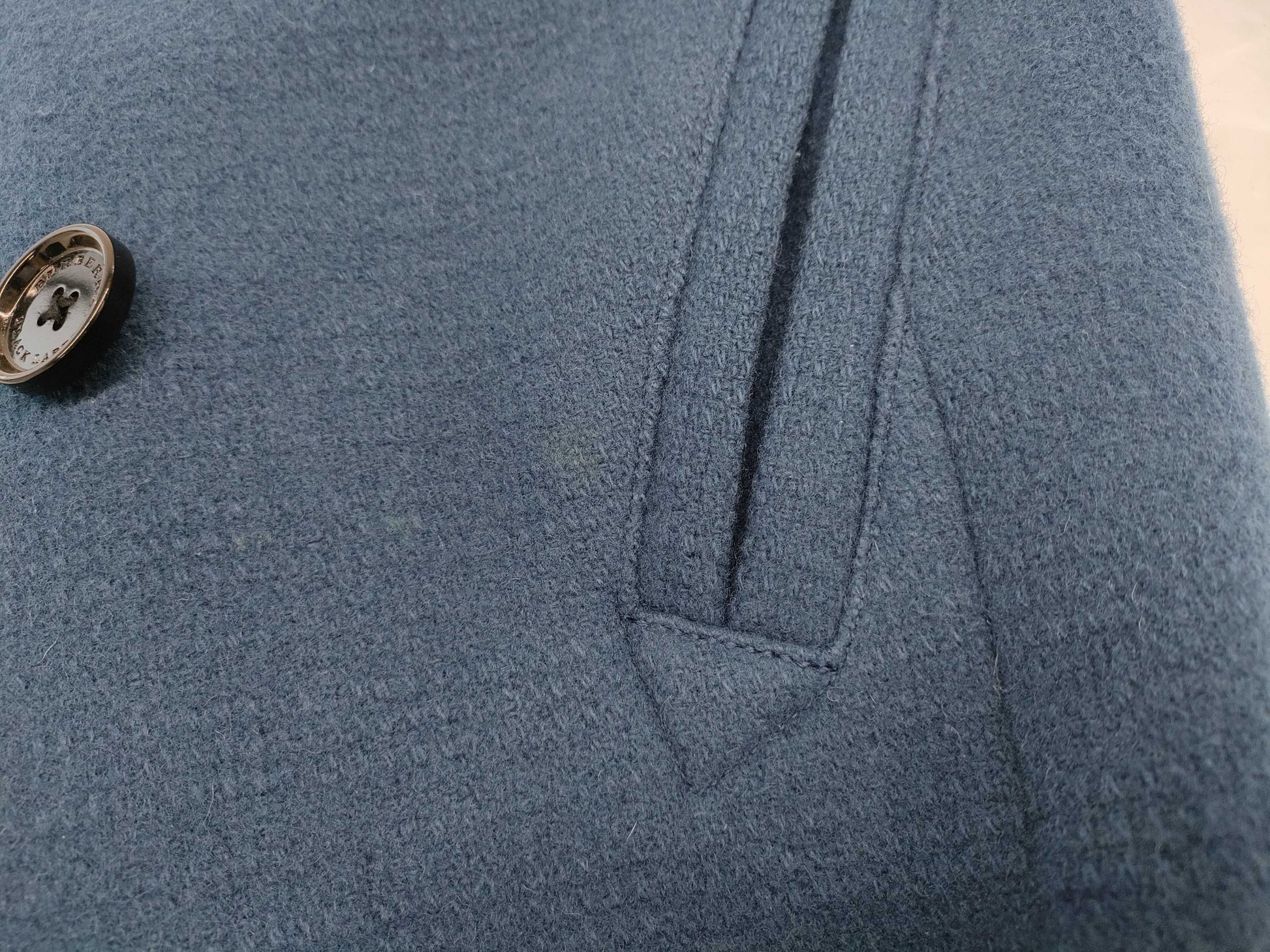 BURBERRY P-coat, Navy Blue, Size S