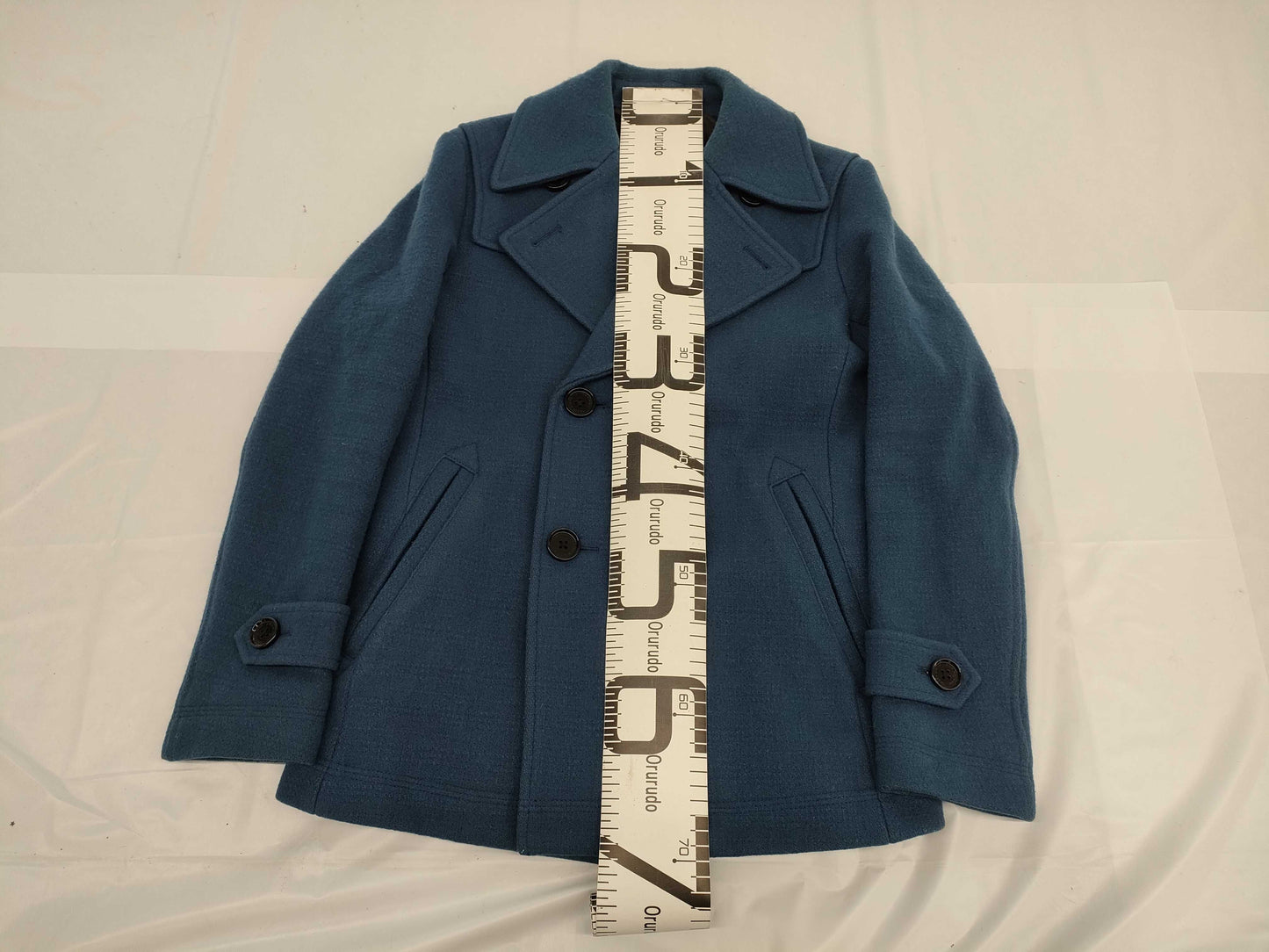 BURBERRY P-coat, Navy Blue, Size S