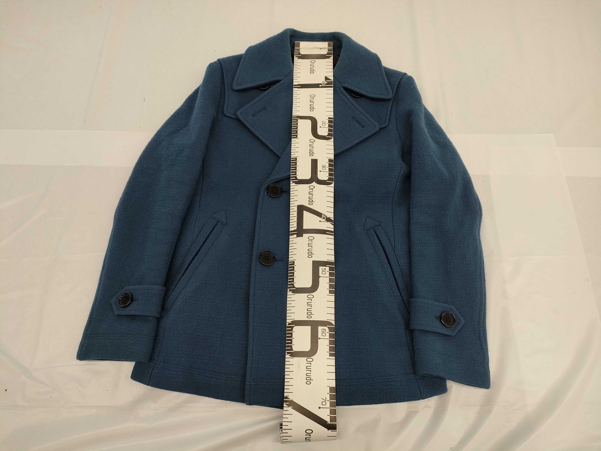 BURBERRY P-coat, Navy Blue, Size S