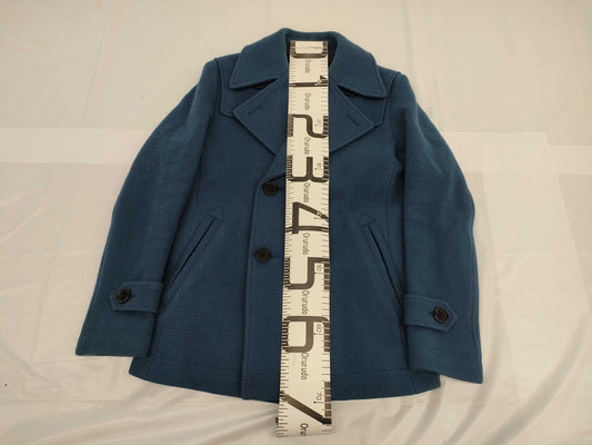 BURBERRY P-coat, Navy Blue, Size S