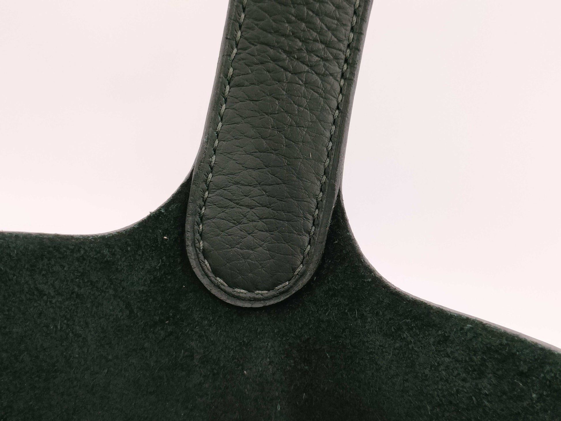 HERMES Picotin Lock PM size handbag in dark green with silver hardware