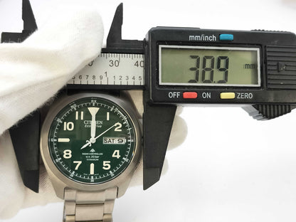 CITIZEN H100-S074398 9N1030025 Green Dial Men's Watch