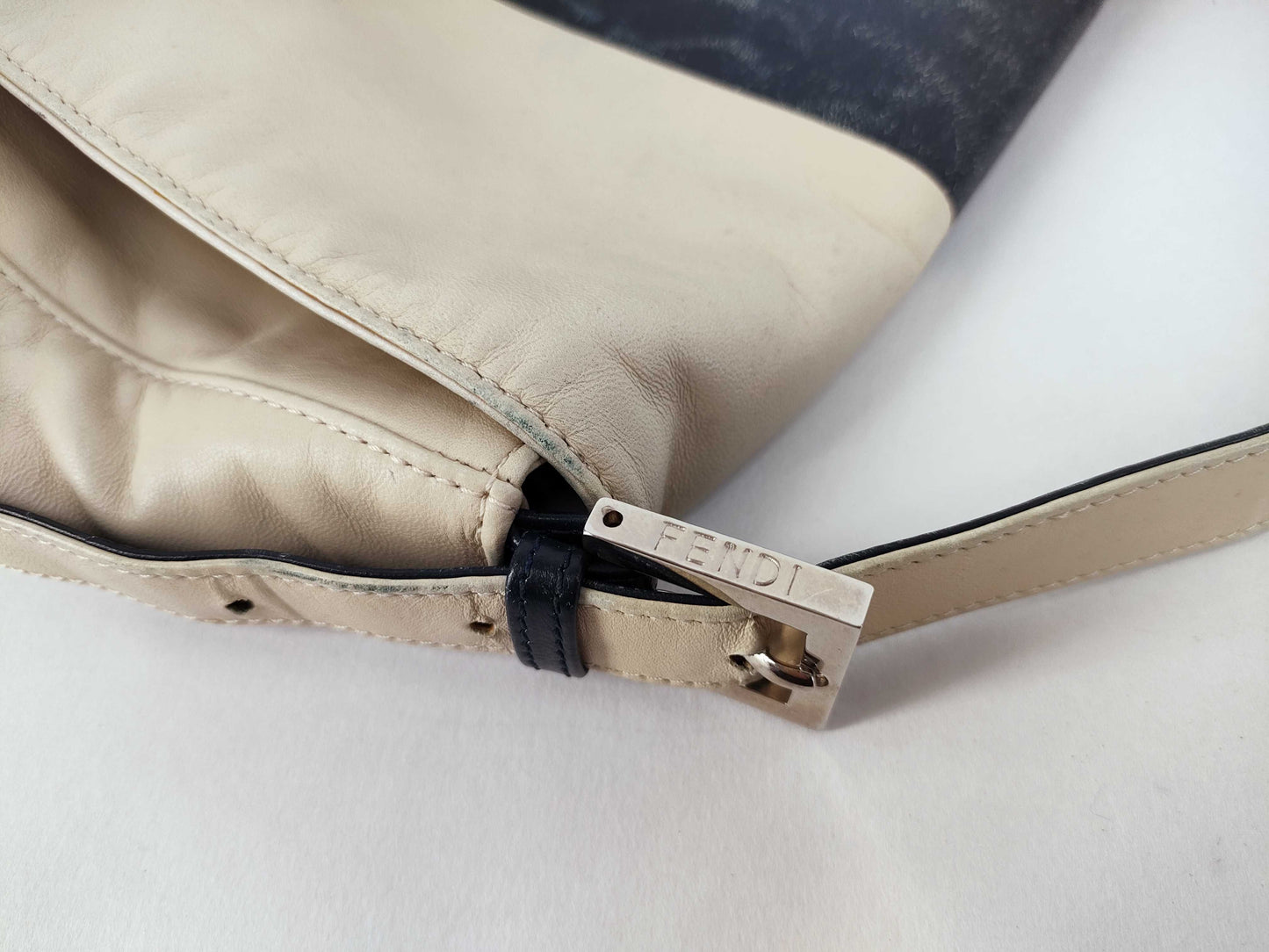 FENDI Mamma Bucket Two-Tone Shoulder Bag
