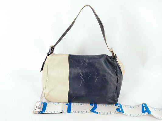 FENDI Mamma Bucket Two-Tone Shoulder Bag
