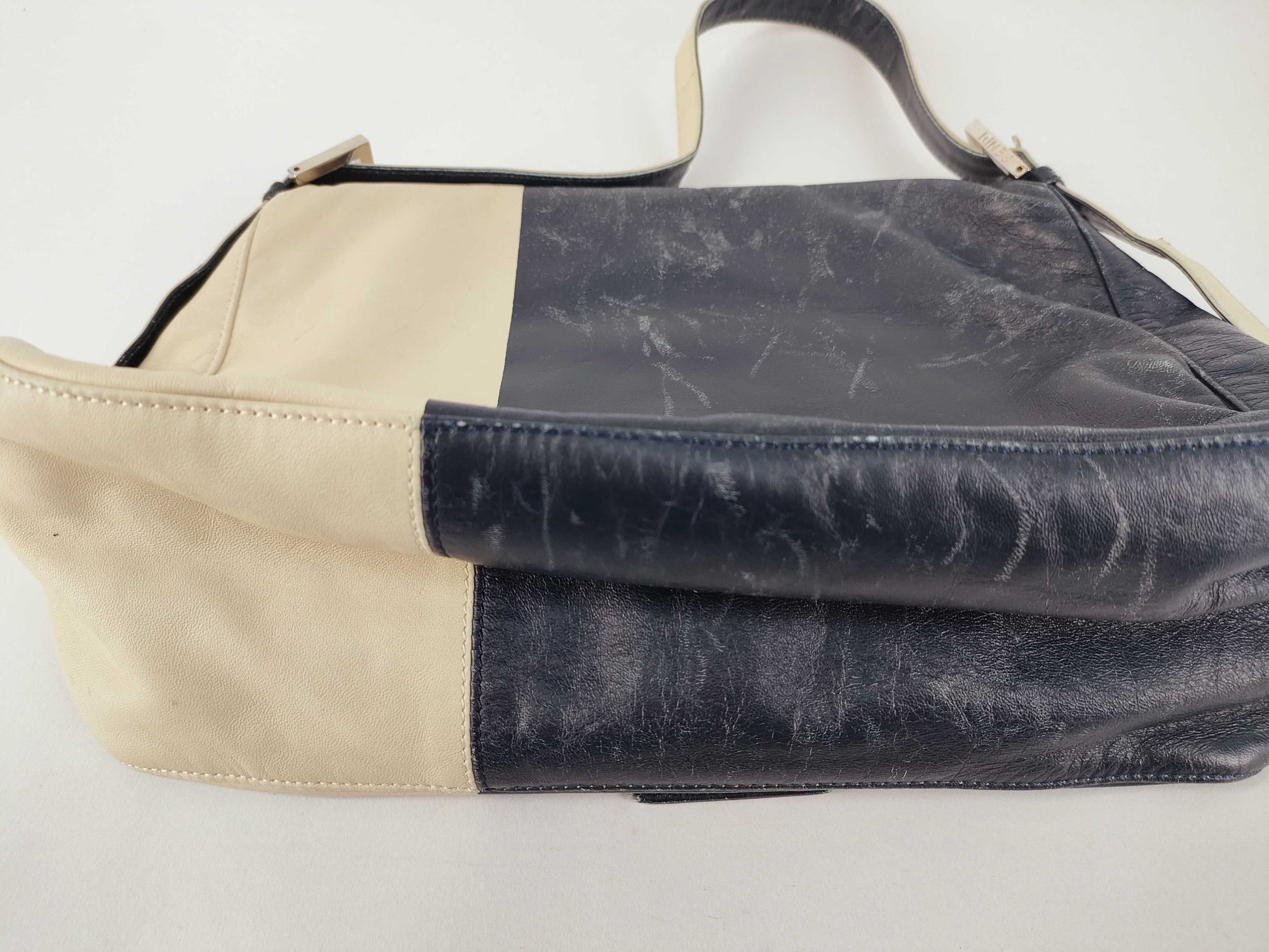 FENDI Mamma Bucket Two-Tone Shoulder Bag