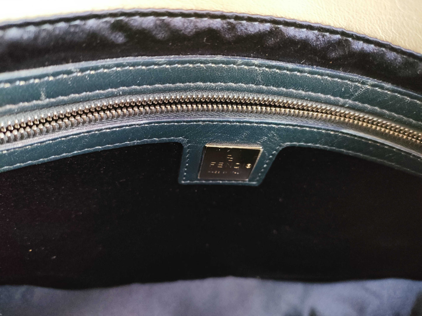FENDI Mamma Bucket Two-Tone Shoulder Bag