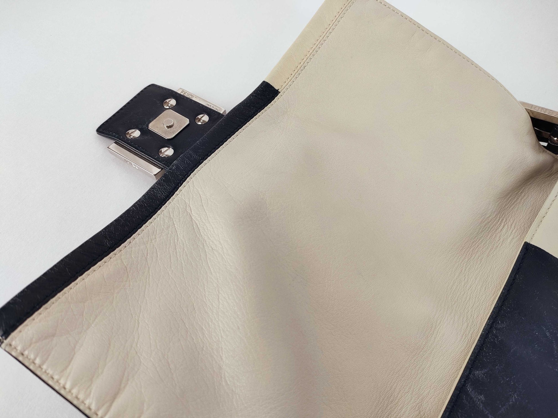 FENDI Mamma Bucket Two-Tone Shoulder Bag