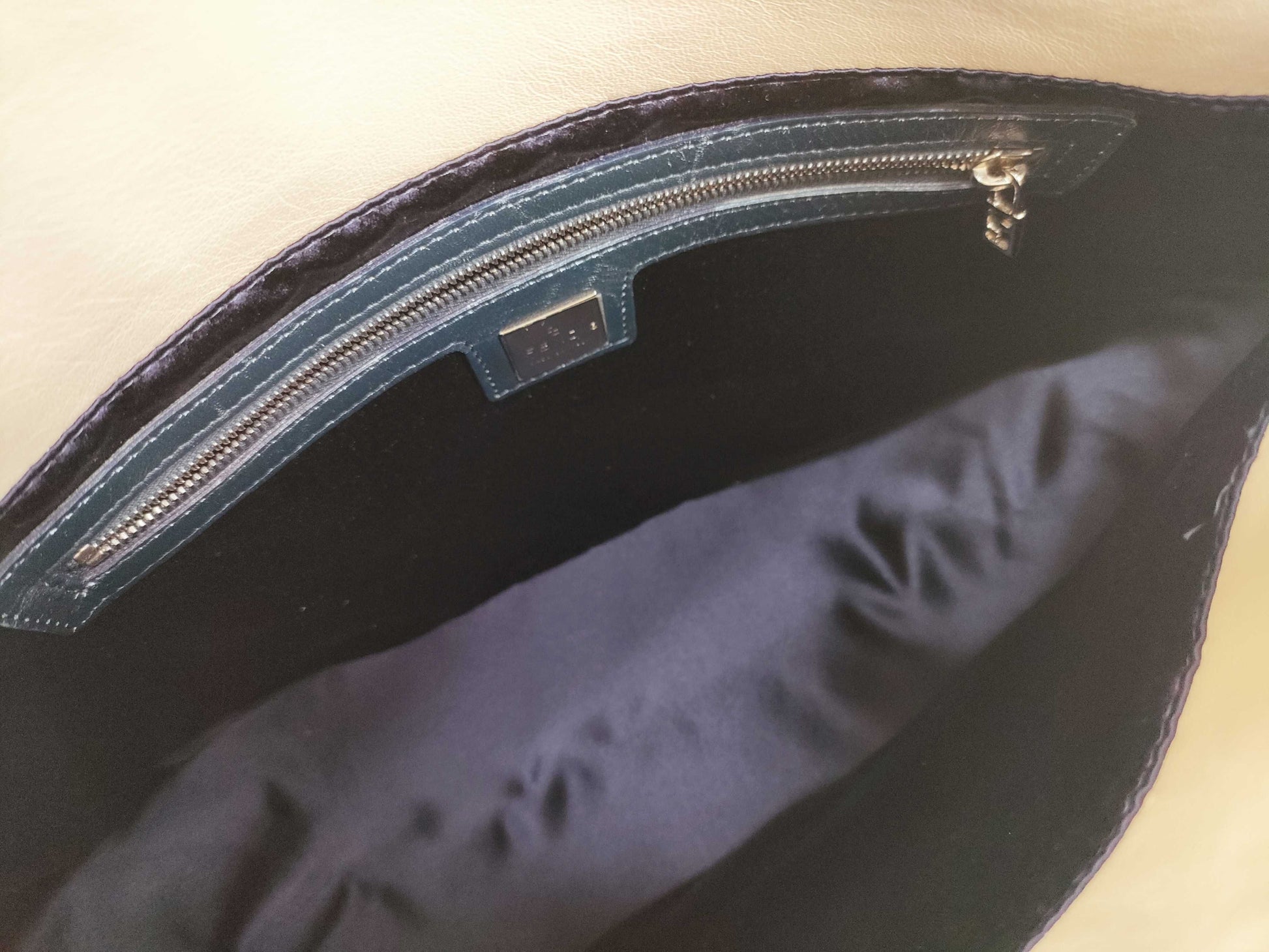 FENDI Mamma Bucket Two-Tone Shoulder Bag