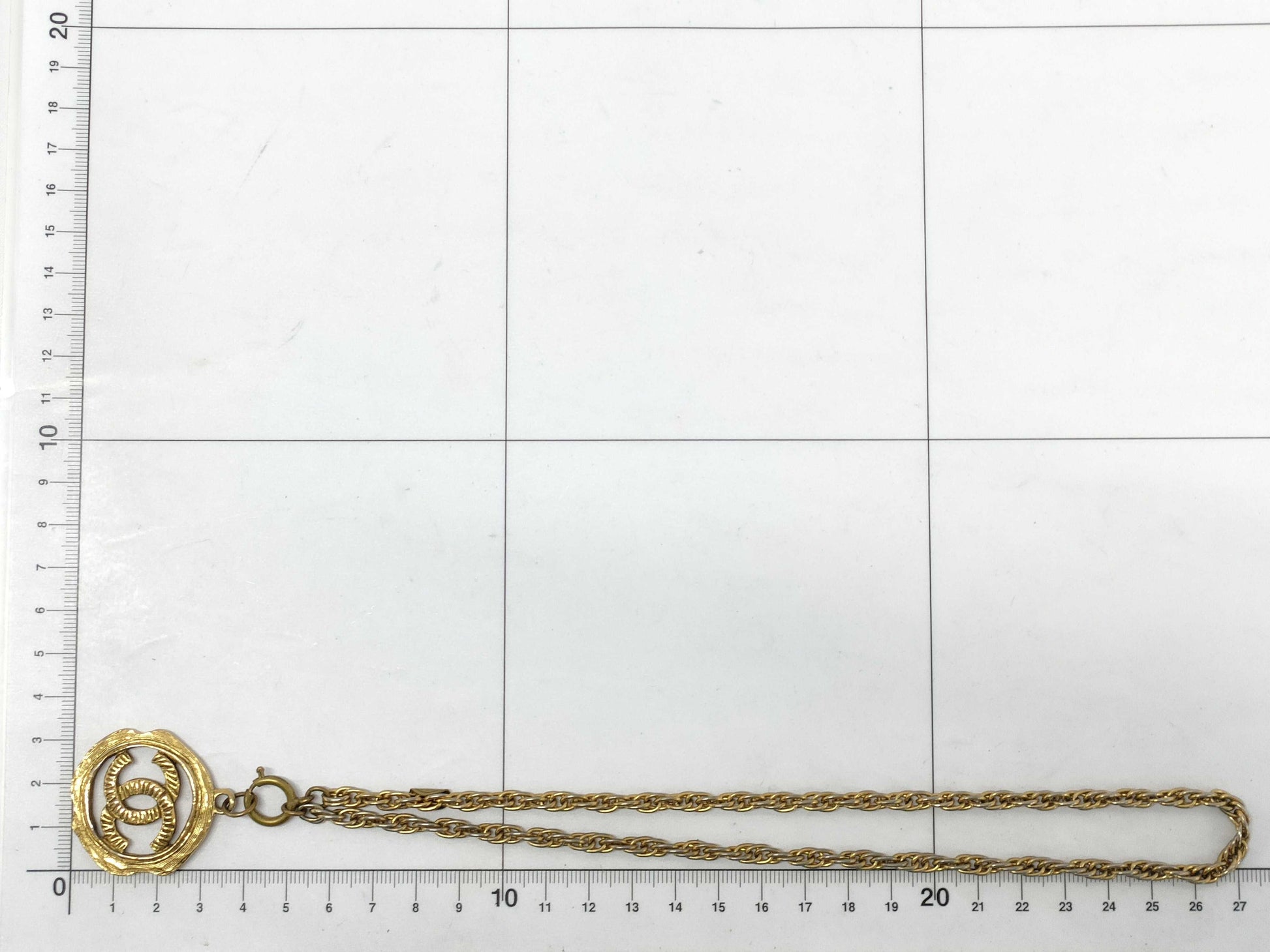 CHANEL Chanel Necklace Gold GP Necklace