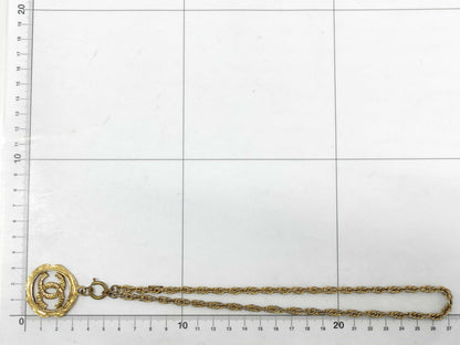 CHANEL Chanel Necklace Gold GP Necklace