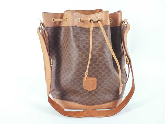 CELINE Macadam Shoulder Bag MC96 Brown Shoulder Bag
