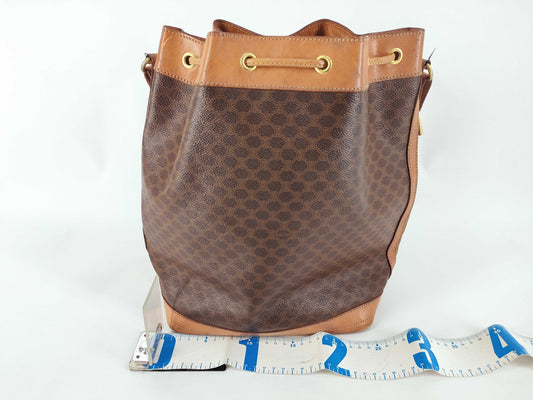 CELINE Macadam Shoulder Bag MC96 Brown Shoulder Bag