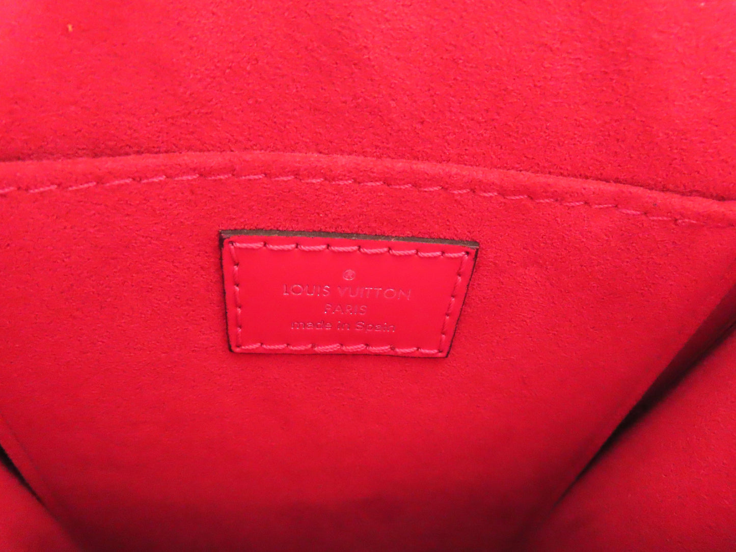 LOUIS VUITTON LOUIS VUITTON Louis Vuitton LV Epi Petite Sac Plat Rose Pondicherry M80168 CA0281 Handbag Shoulder Bag