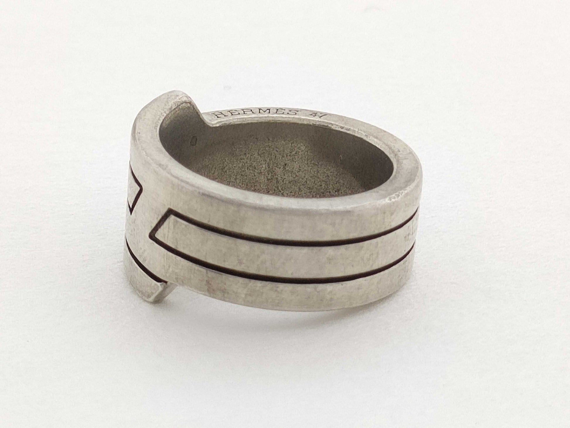 HERMES Silver 10.6g Ring