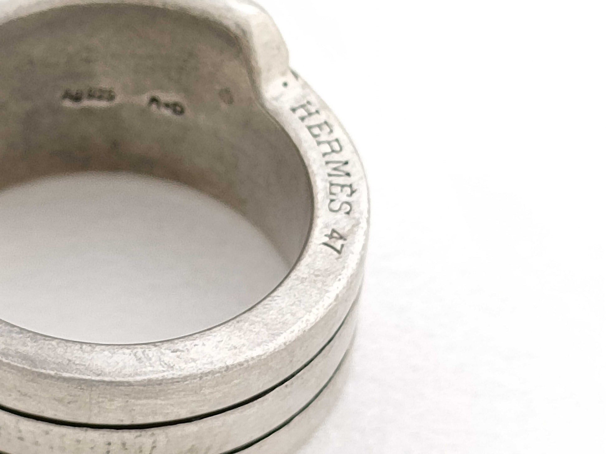 HERMES Silver 10.6g Ring