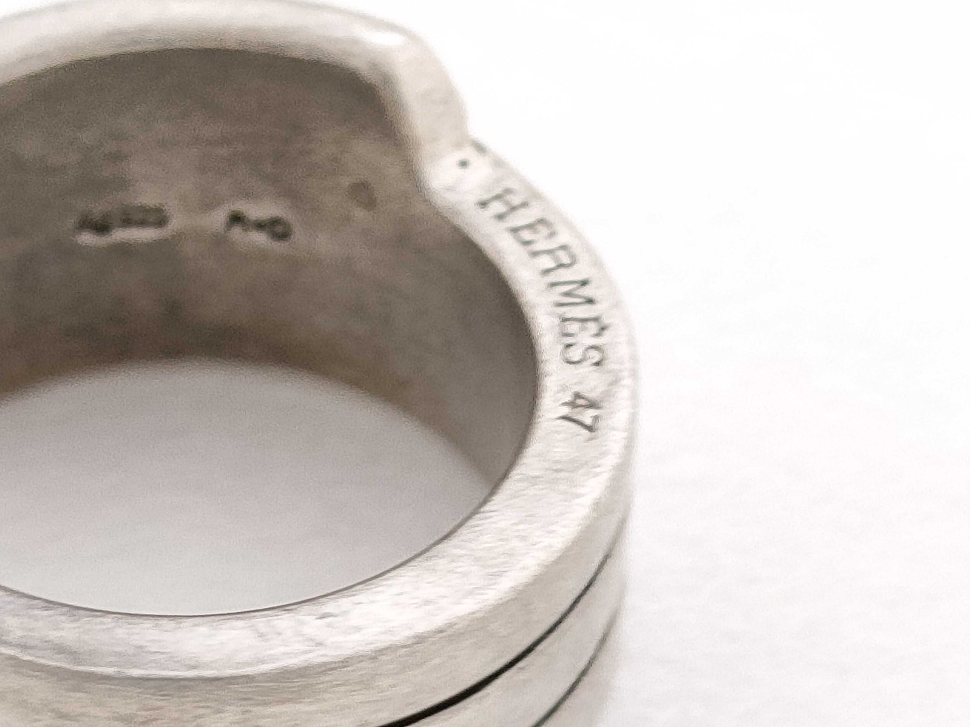 HERMES Silver 10.6g Ring
