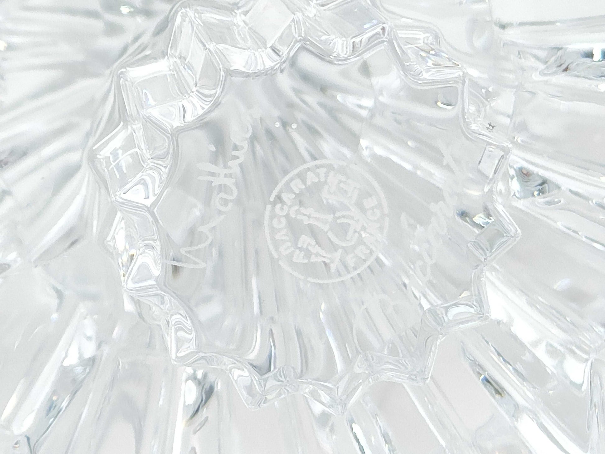 Baccarat Mille Nuits Crystal Figurine Christmas Tree Ornament