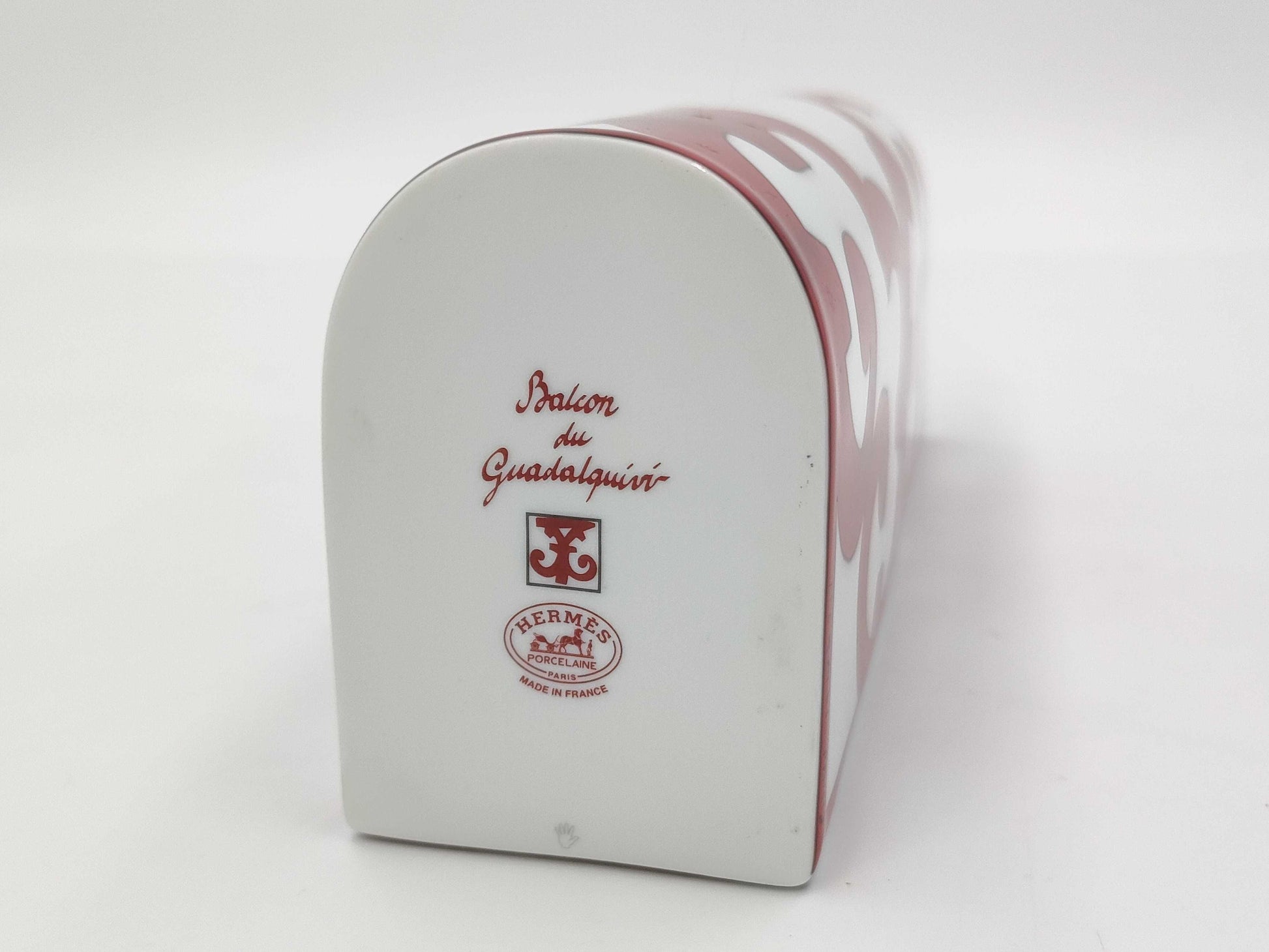 HERMES Hermès Gadalquivir Red Flower Vase Rouge 073156P Vase