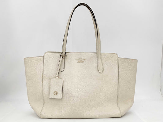 GUCCI Gucci Leather Swing Handbag Tote Bag Tote Bag