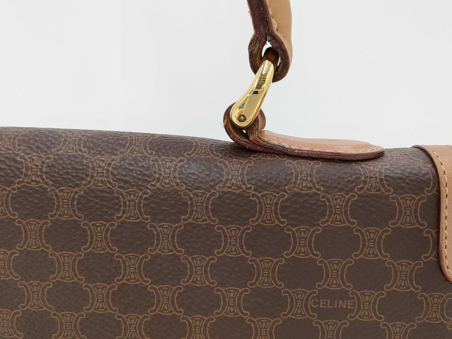 CELINE Macadam Gancini Handbag