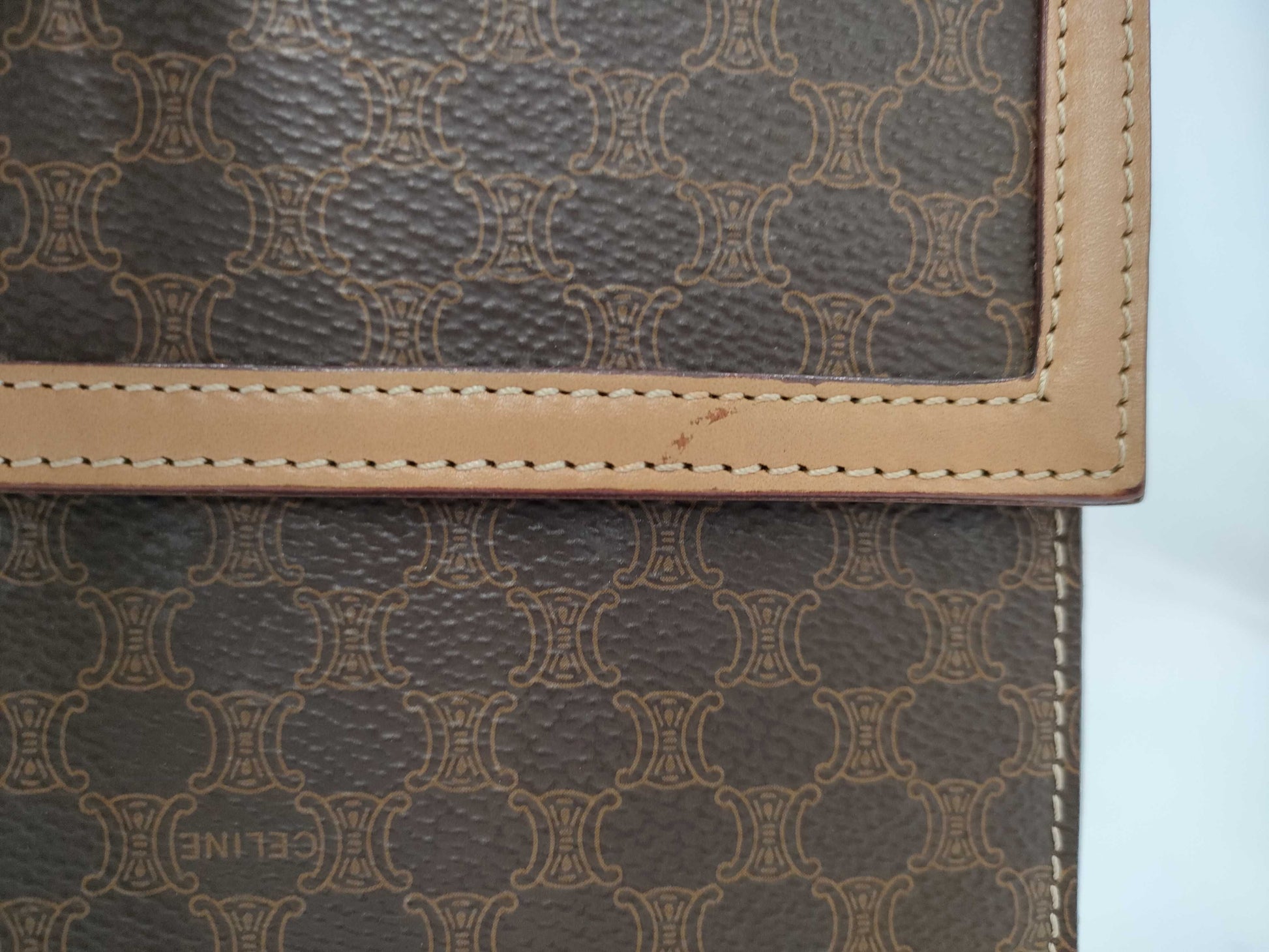 CELINE Macadam Gancini Handbag