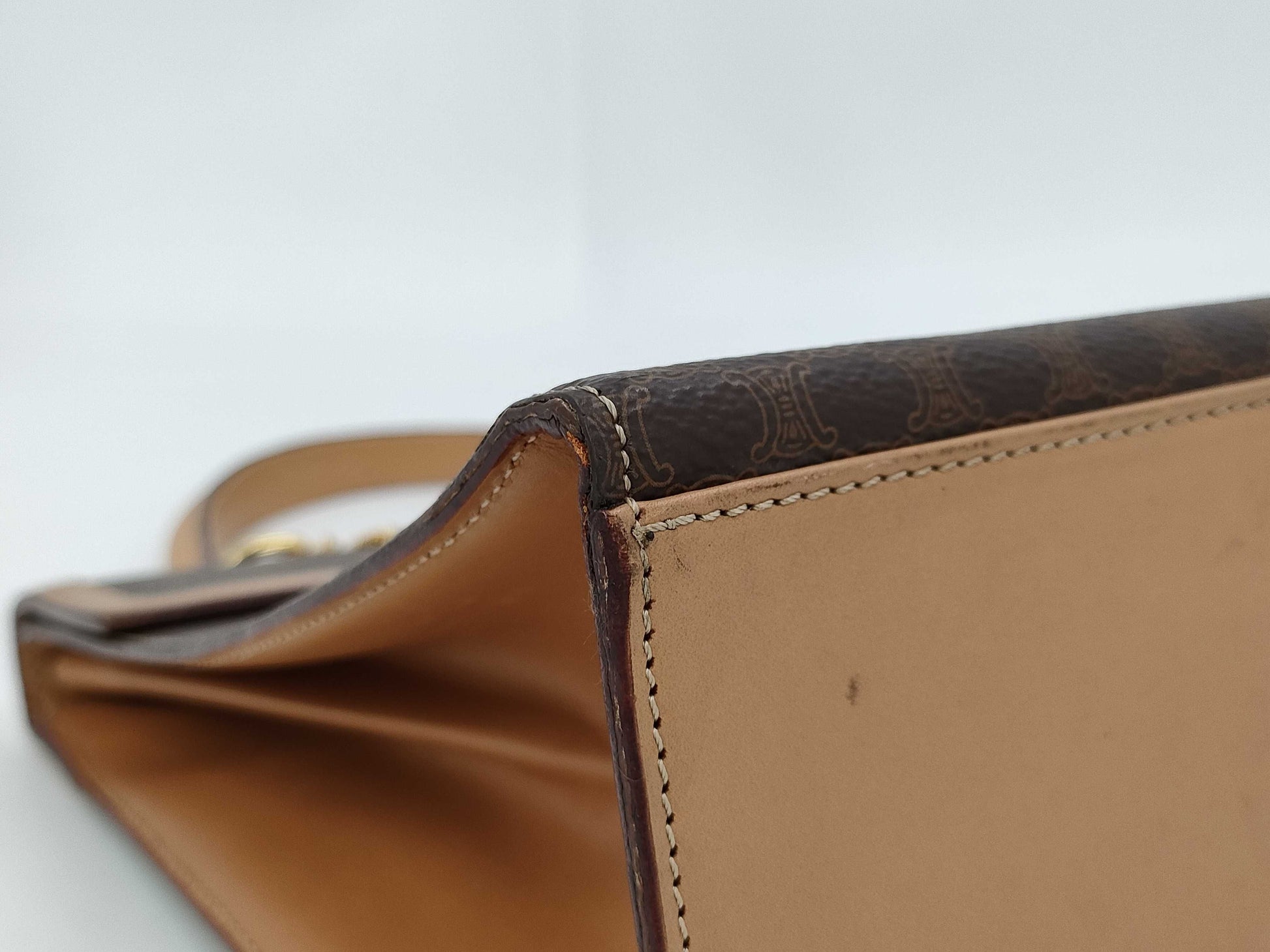 CELINE Macadam Gancini Handbag