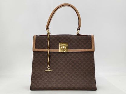 CELINE Macadam Gancini Handbag