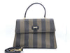FENDI Pecan PVC Leather 2-Way Handbag
