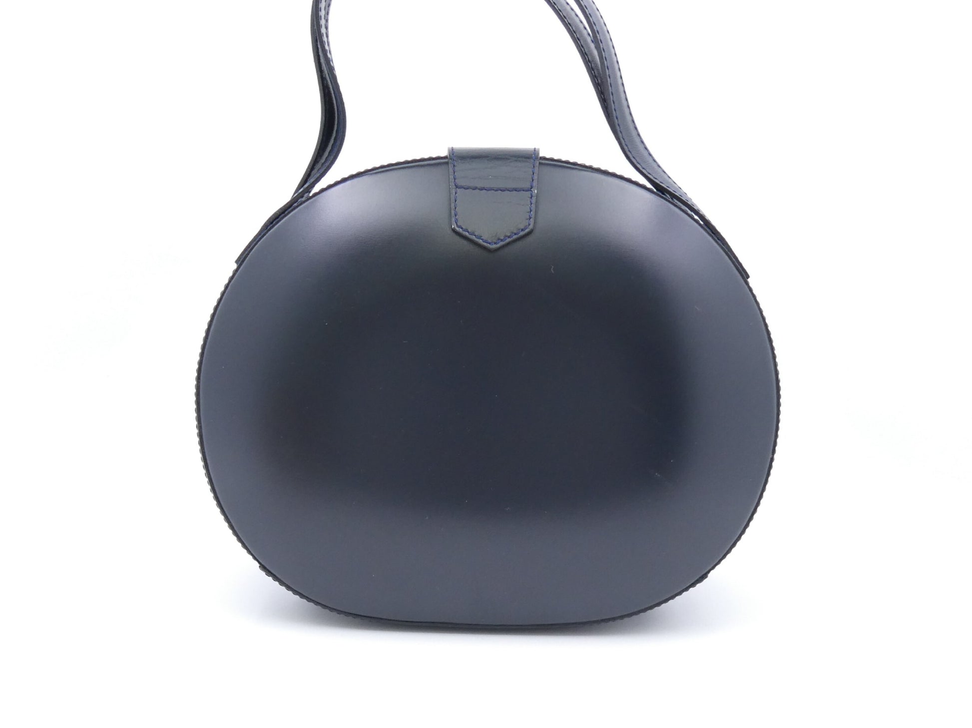 LOEWE Anagram Round Leather Handbag