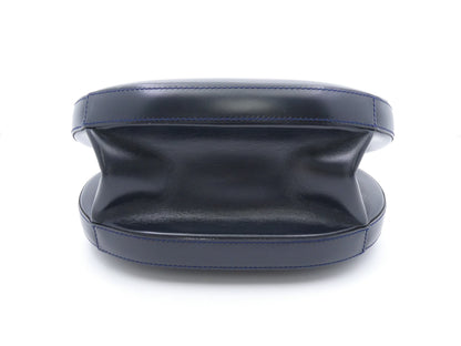 LOEWE Anagram Round Leather Handbag