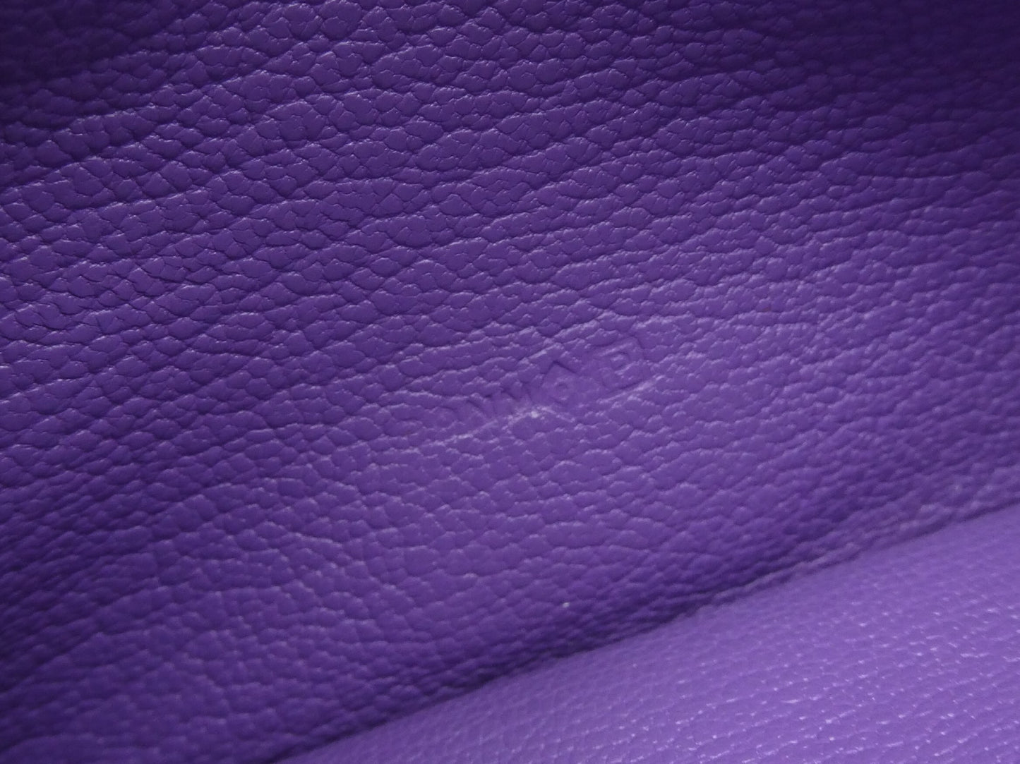 HERMES Bearn Souffle Wallet with P Stamp