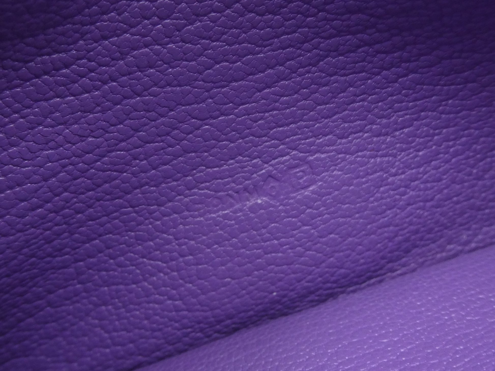 HERMES Bearn Souffle Wallet with P Stamp