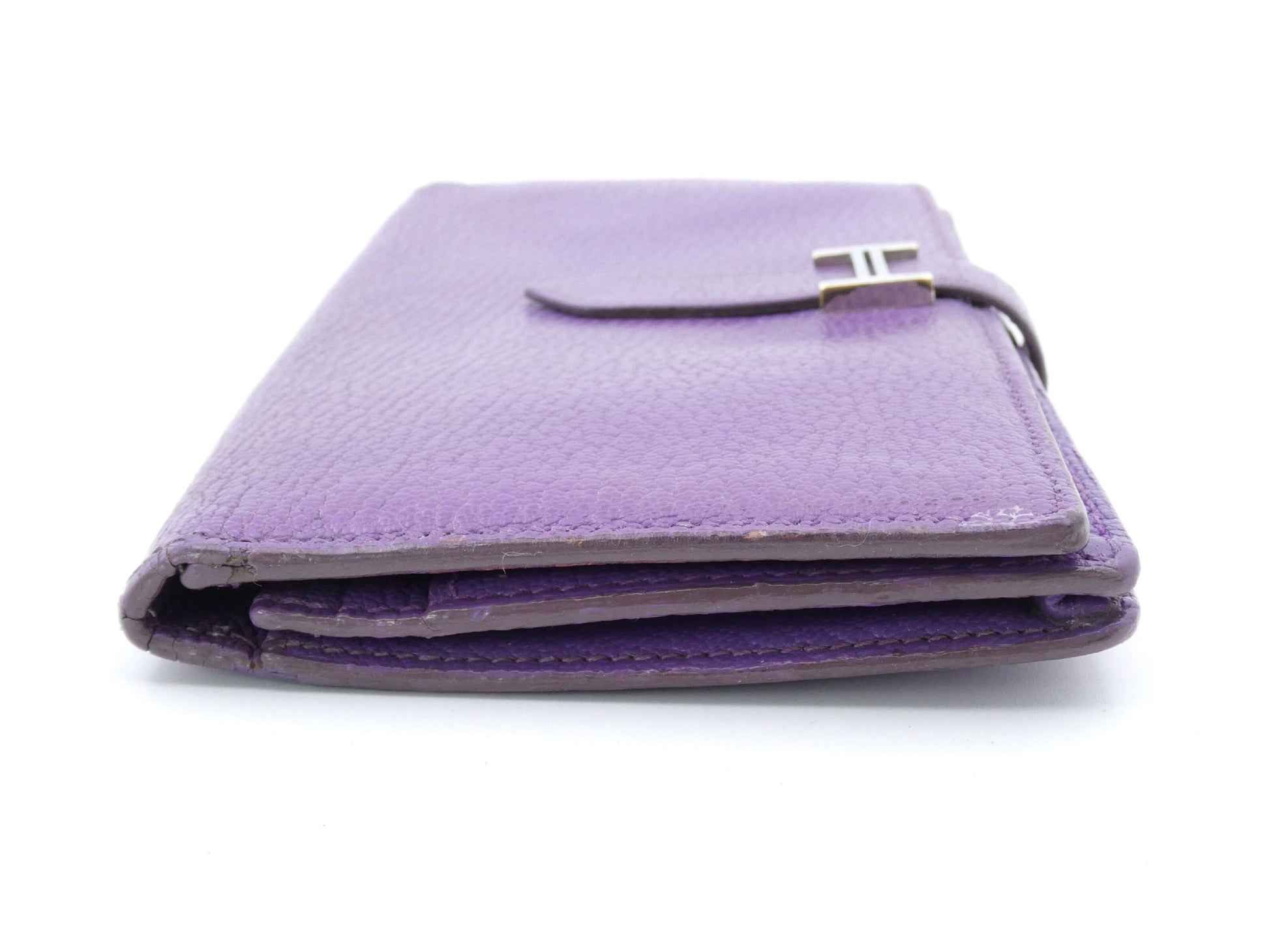 HERMES Bearn Souffle Wallet with P Stamp