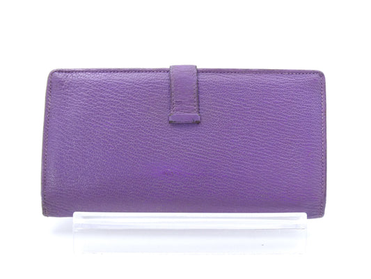 HERMES Bearn Souffle Wallet with P Stamp