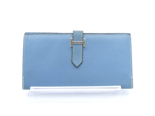 HERMES Bearn □I engraved wallet