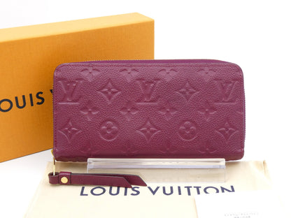 LOUIS VUITTON Monogram Empreinte Zippy Wallet