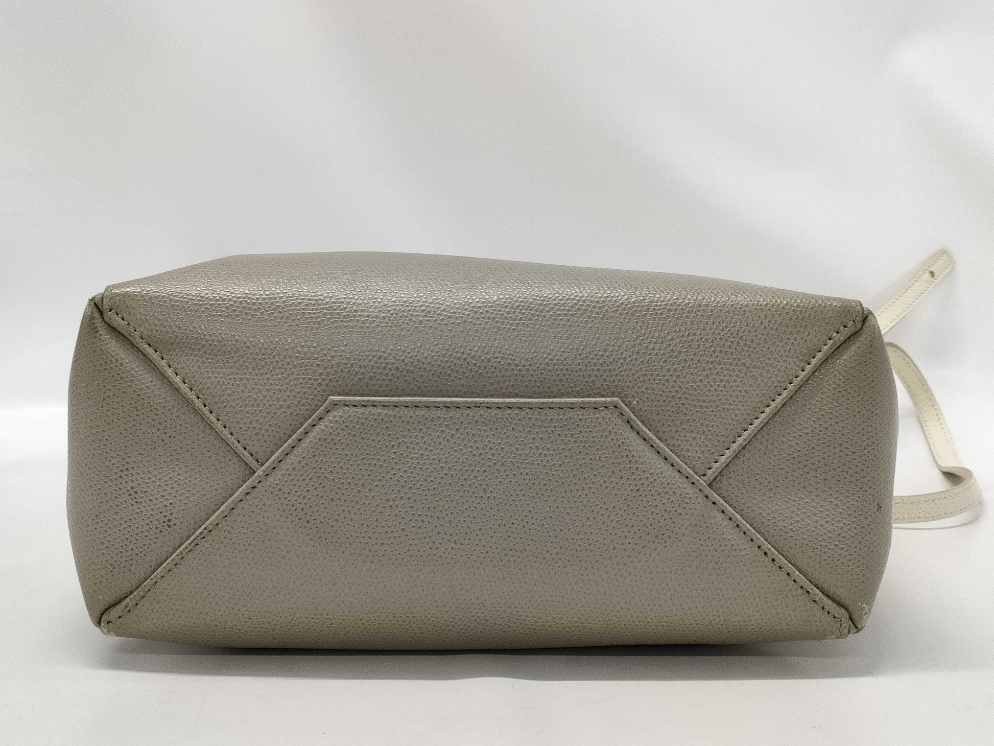 CELINE 2-way Shoulder Bag Vertical Cabas Leather Handbag