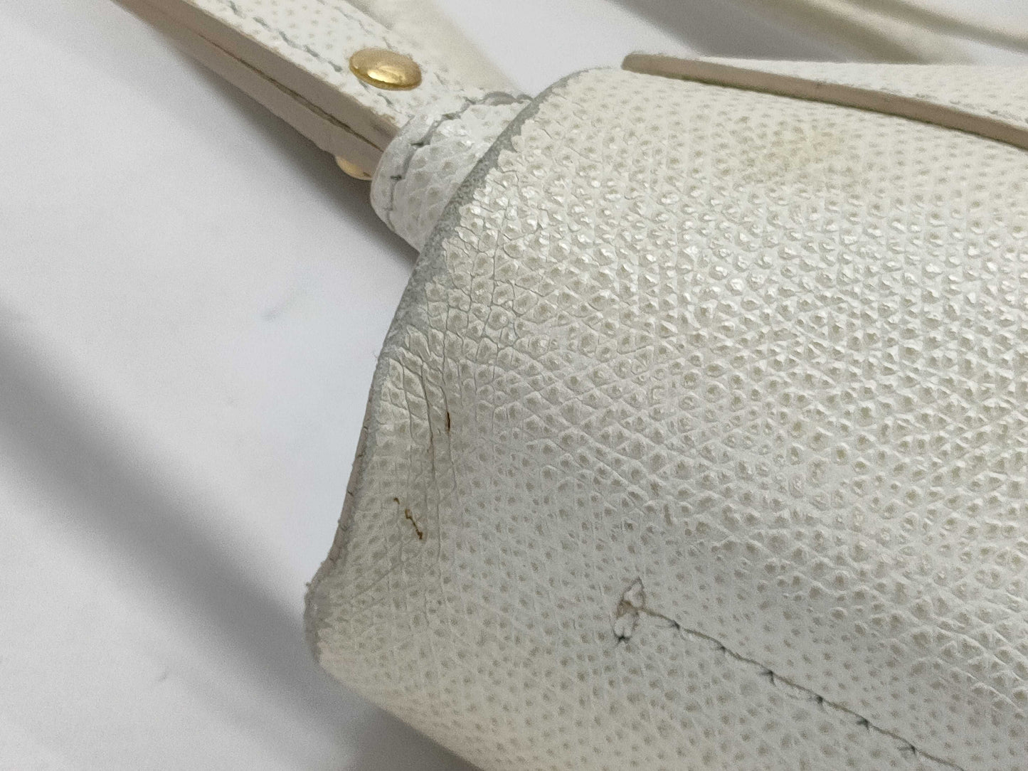 CELINE 2-way Shoulder Bag Vertical Cabas Leather Handbag