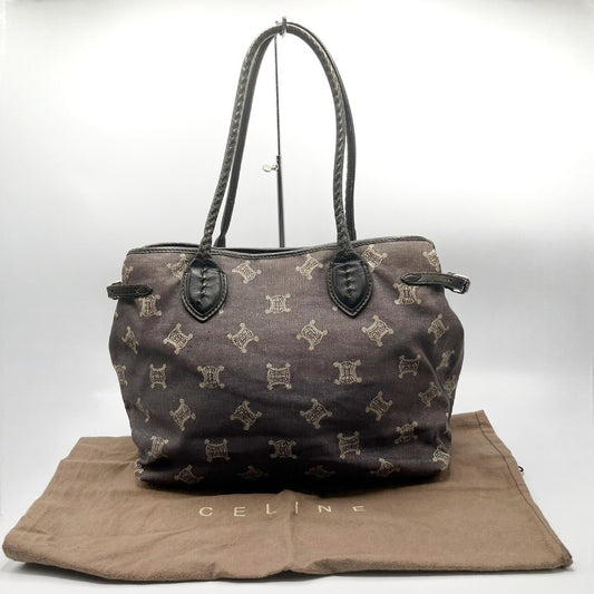 CELINE Paris Macadam Tote Bag Denim Tote Bag
