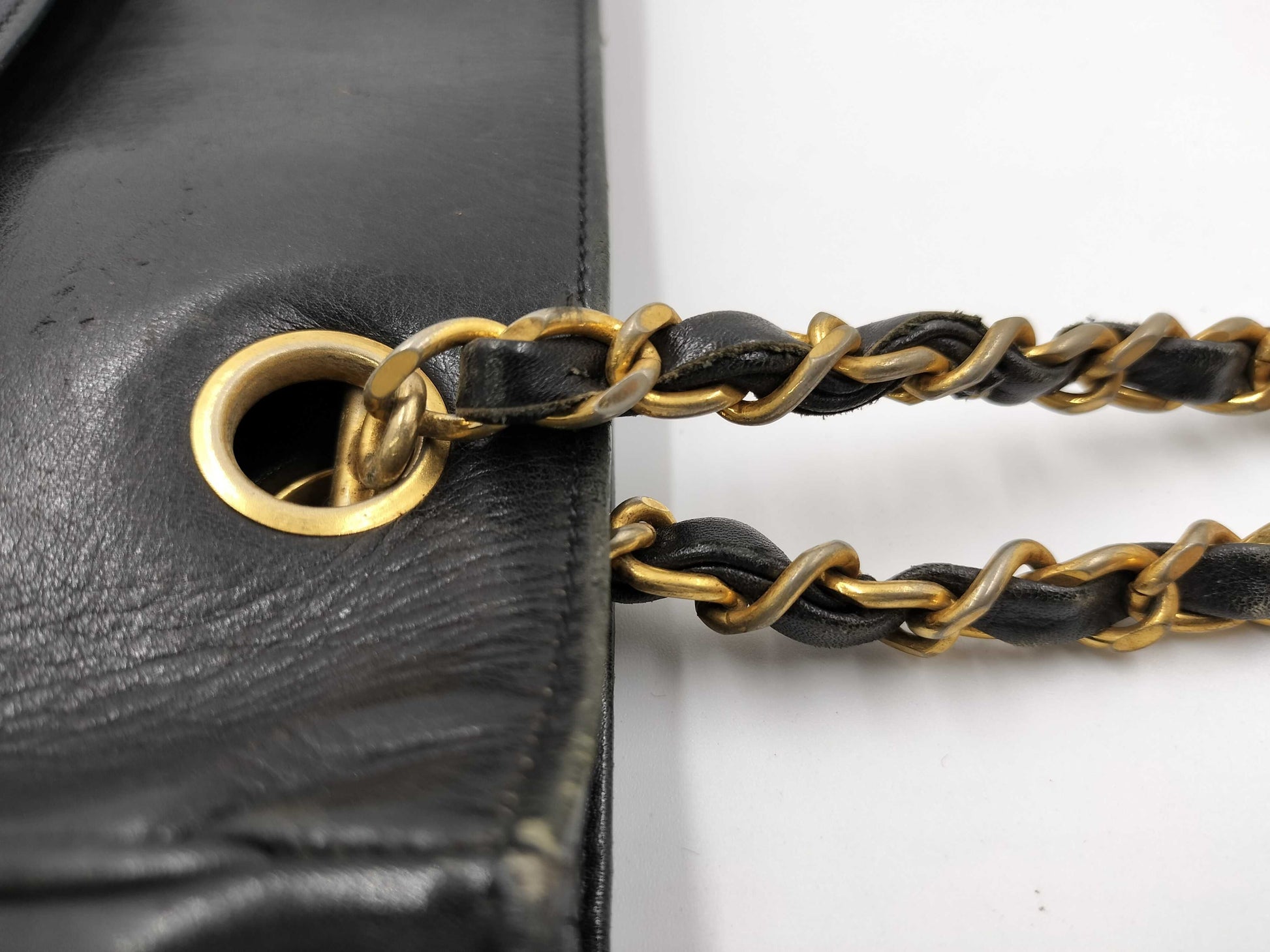 CHANEL Lambskin Matelasse Chain Tote Bag #1