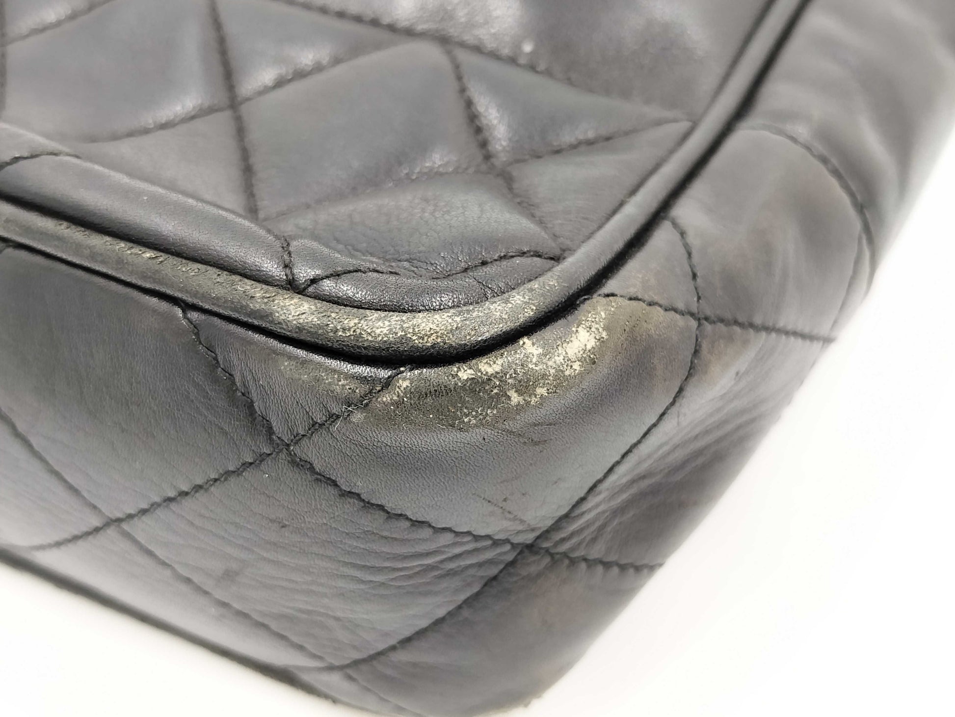 CHANEL Lambskin Matelasse Chain Tote Bag #1