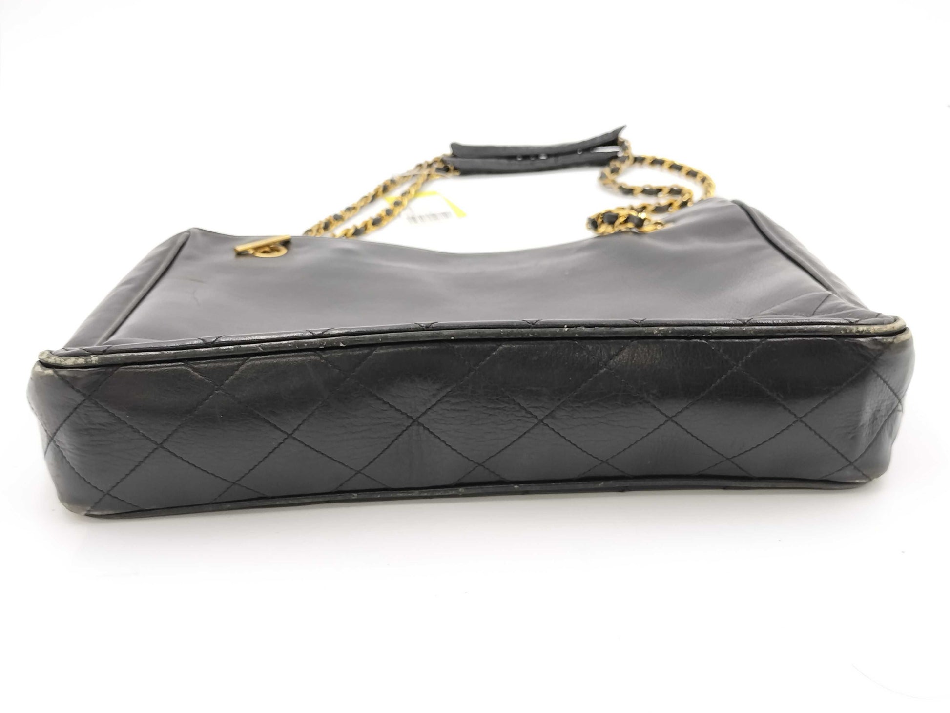 CHANEL Lambskin Matelasse Chain Tote Bag #1