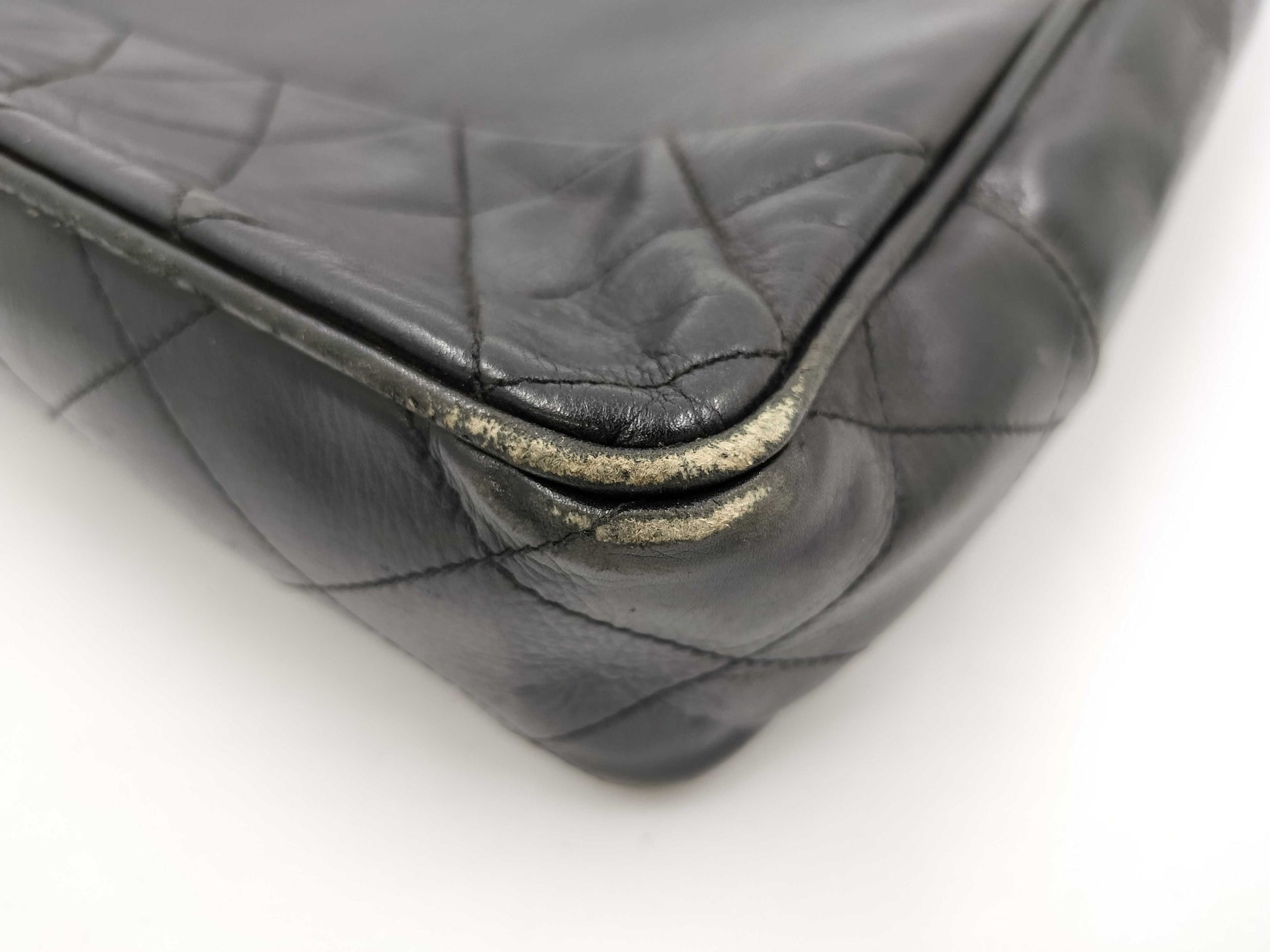 CHANEL Lambskin Matelasse Chain Tote Bag #1
