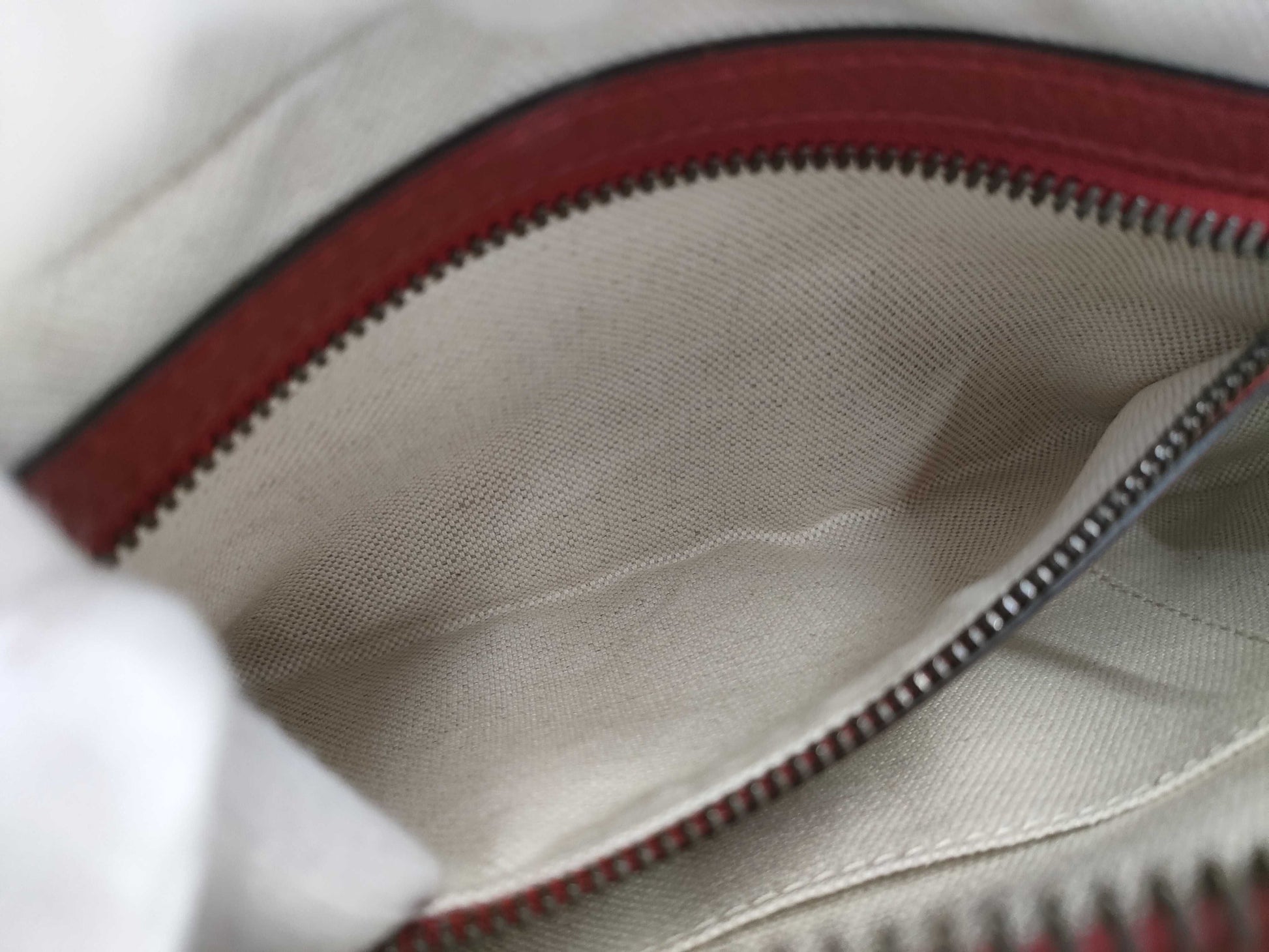 GUCCI Baiadera Canvas Stripe Belt Bag
