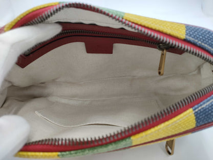 GUCCI Baiadera Canvas Stripe Belt Bag