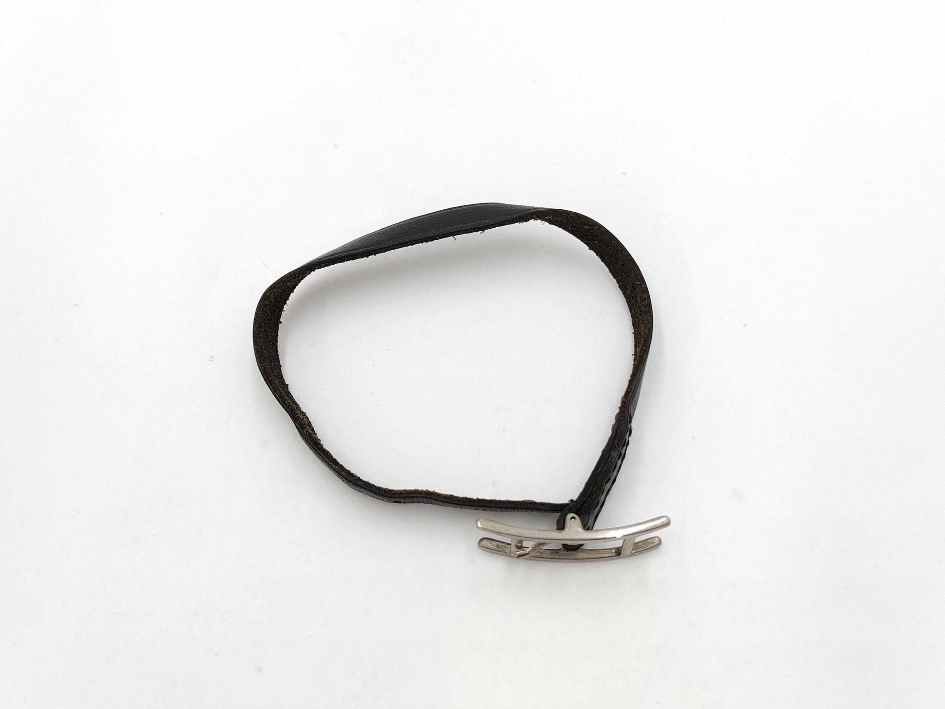 HERMES Leather Bracelet Bracelet/Bangle