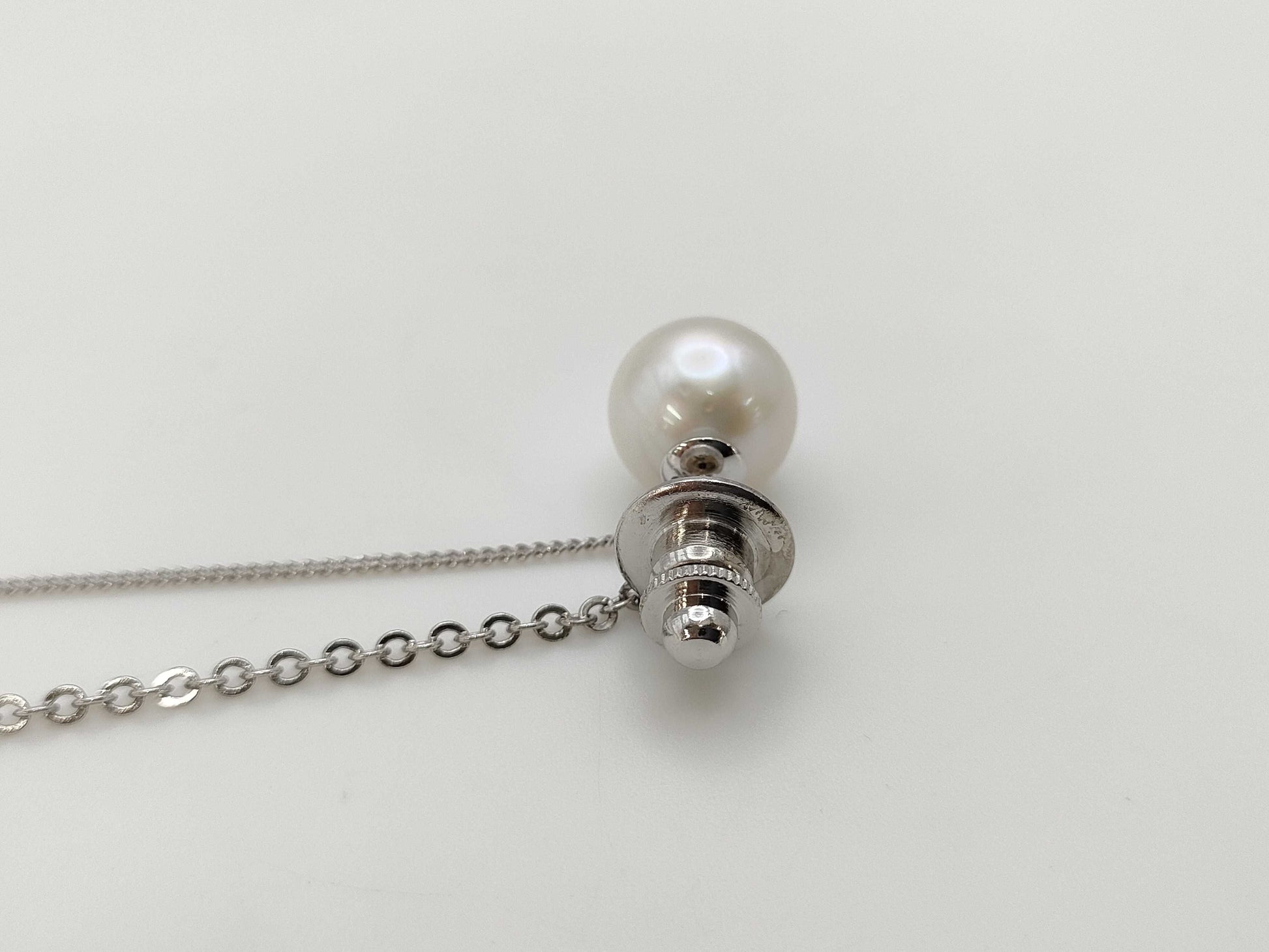 Pearl diameter: Approx. 11.5mm, Metal, 6.2g, Tie pin/Cufflinks 