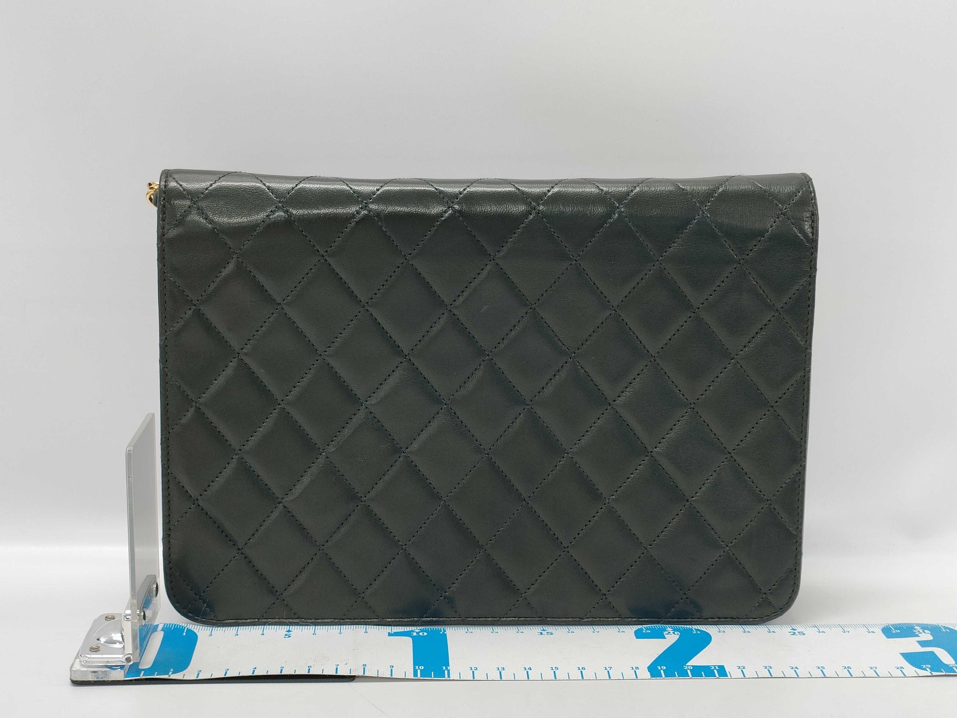 CHANEL Matelasse Push Lock Shoulder Bag with Card Seal