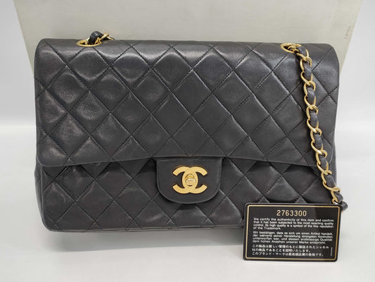 CHANEL Matelasse CHANEL Matelasse 25 Lambskin Double Flap Chain Shoulder Bag