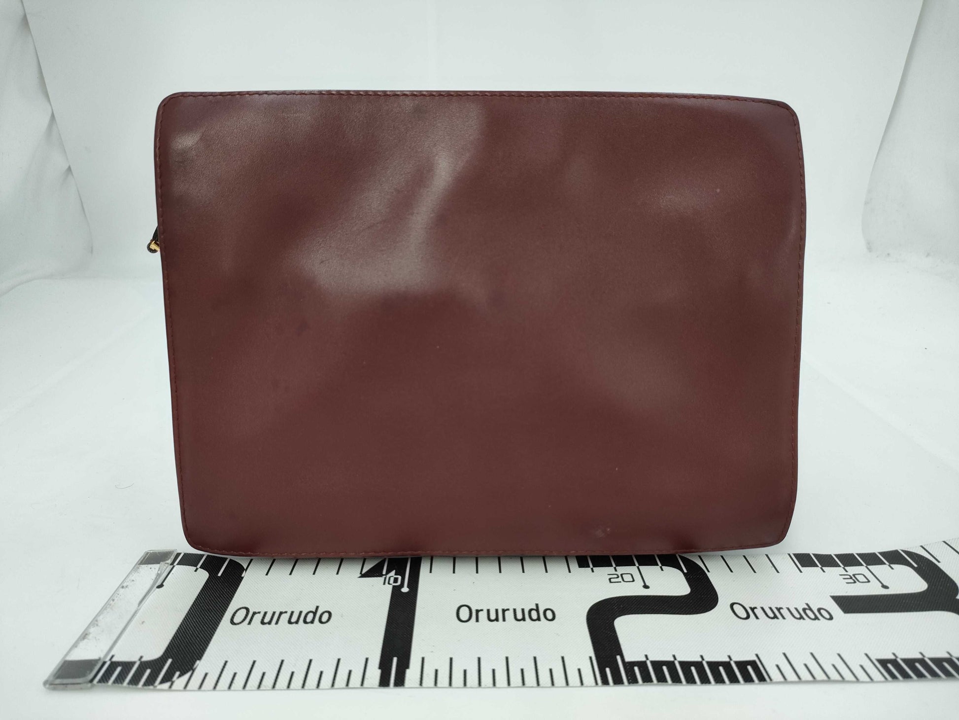 Cartier Must Line Bordeaux Vintage Clutch Bag